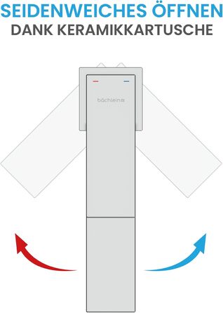 Змішувач для ванної кімнати Bächlein Imatra - хром, однорідний дизайн