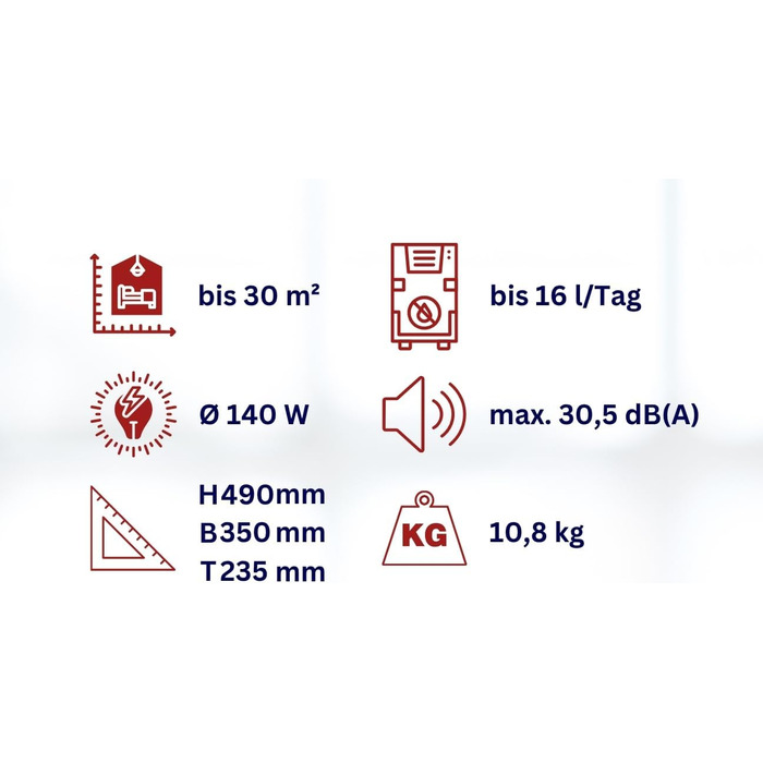 Зволожувач повітря Aktobis WDH-214US: тихий, з Wi-Fi, до 16 л/добу, цифровий дисплей