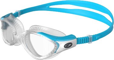 Плавальні окуляри Speedo унісекс Futura Biofuse, плавальні окуляри Бірюзовий / прозорі універсальні плавальні окуляри