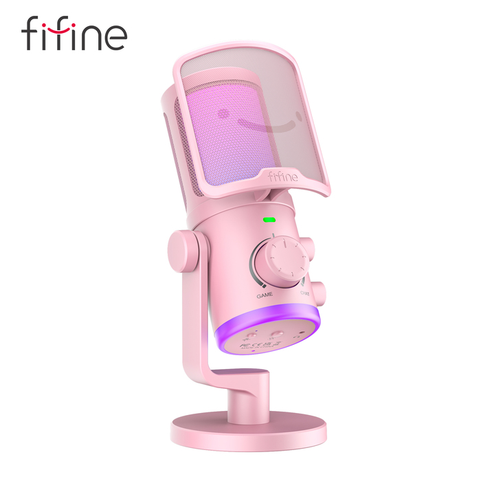 Мікрофон динамічний Fifine AM8PROTW USB/XLR White