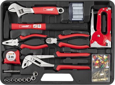 Набір інструментів Meister 60 предметів у кейсі для дому та повсякденного використання 8973630