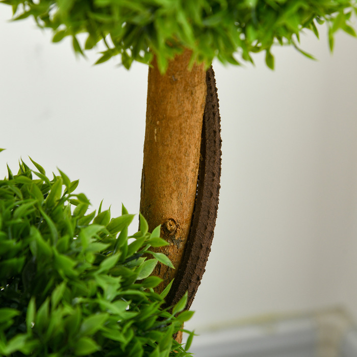 Штучний бузок великий 110 см, штучна рослина, стійка до УФ-випромінювання, з 3 кулями для вітальні, спальні, офісу, саду