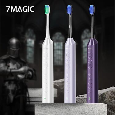 Електрична звукова зубна щітка Ritter Lila з 5 режимами, таймером та акумулятором на 90 днів