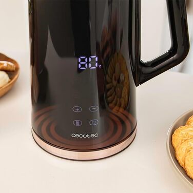 Електричний чайник Cecotec Thermosense 800 Neo: 1,7л, 2200W, регулювання температури, сталь, Keep Warm