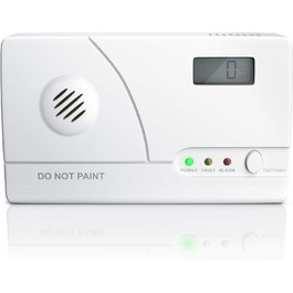 Датчик CO2 Brandson: вимірювач якості повітря, сенсор CO2, термометр, гігрометр, будильник, індикатор рівня CO2