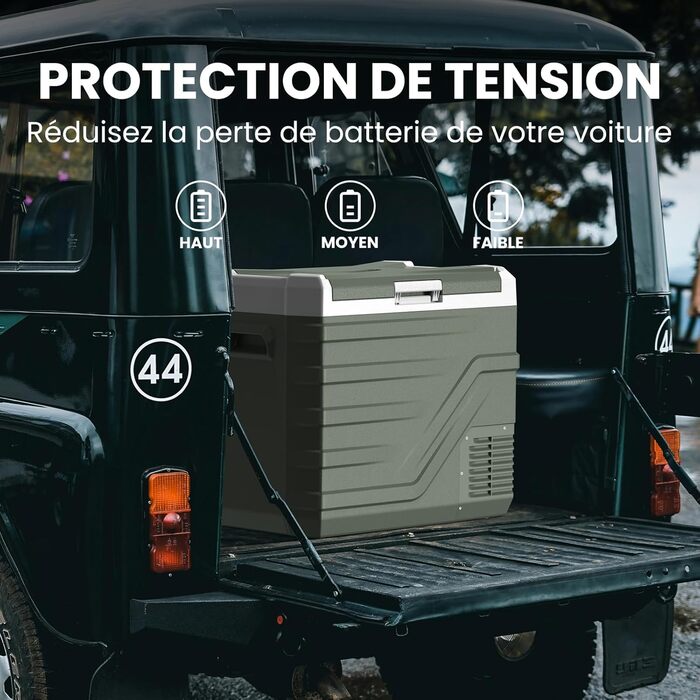 Автомобільний компресорний холодильник Alpicool 44L 12/230V для кемпінгу, риболовлі, подорожей