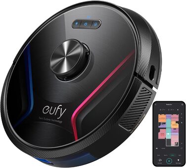 Робот-пилосос eufy RoboVac X8, 2 шт. 2000Pa, подвійна турбіна, лазер iPath, AI Map 2.0, WLAN (відновлений)