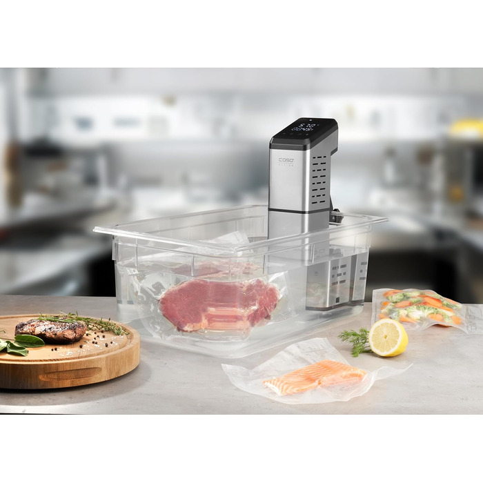 CASO SV400 Sous Vide Stick - Тест-переможець, для контейнерів до 20л, IPX7, компактний дизайн