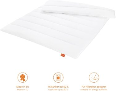 Сліпінг: Зимова ковдра з мікрофібри 135x200 см, тепла, 1.685 гр, Оeko-Tex, прання 60°C