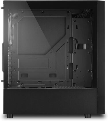 Корпус для ПК Sharkoon RGB Slider з підсвіткою, чорний
