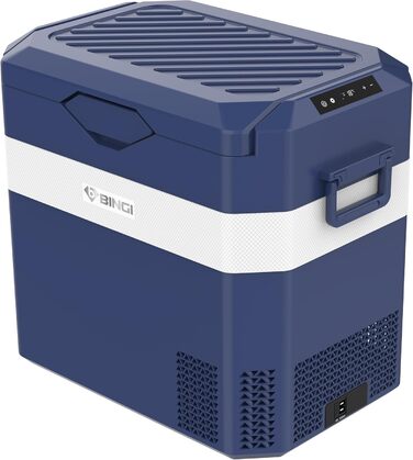 BINGI Kompressor Холодильник для Автомобіля 12/24V/230V, 38л, -18°C до +15°C, Зелений, для Авто, Кемпінгу, Дома