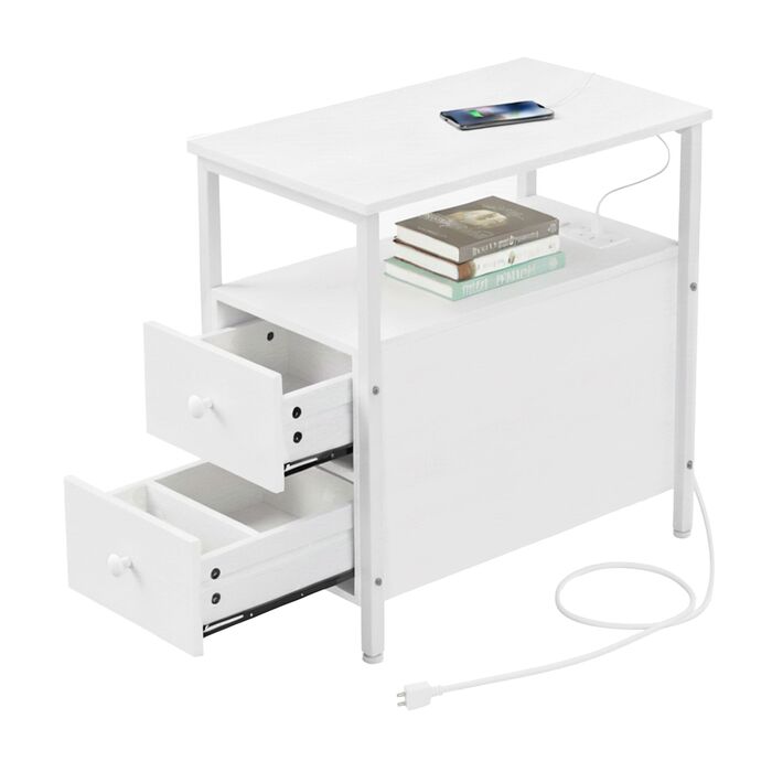 Relaxdays Додатковий столик з розетками