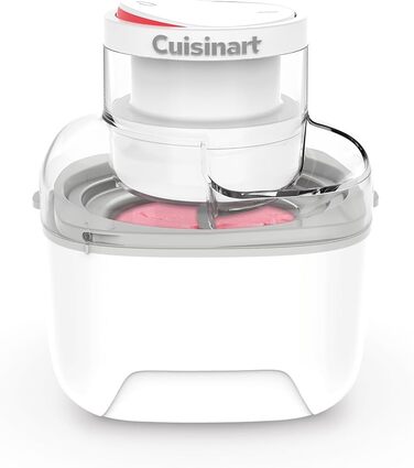 Морозивниця Cuisinart Solo Scoops ICEM10, 475 мл – для домашнього морозива, джелато, сорбету та замороженого йогурту, компактна, швидке приготування за 25 хвилин