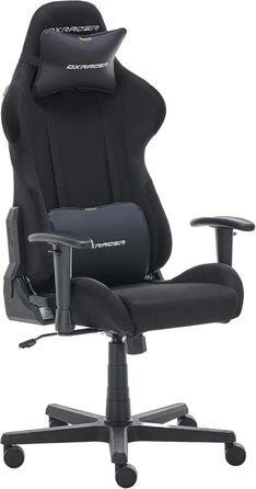 Ігрове крісло DXRacer FORMULA 2.2 FD01 - чорне, регульоване, ергономічне для офісу та дому