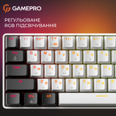 Механічна клавіатура GamePro Genesis Infinity  (MK130BW)  outemu swithes