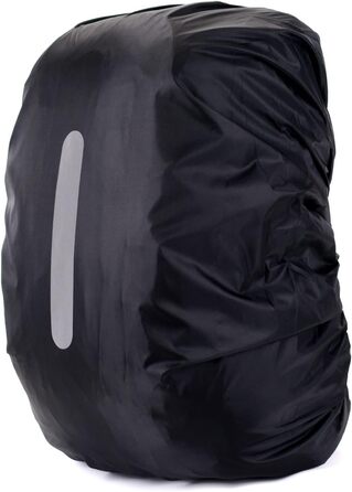 Рюкзак YONO Rain Cover Водонепроникний - Світловідбиваючий чохол для рюкзака Літак - Польотна сумка - від 60 до 70 літрів - XL (чорний)