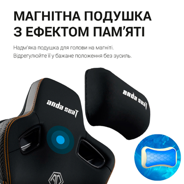 Крісло ігрове Anda Seat Kaiser 3 Pro Fabric Gray Size XL