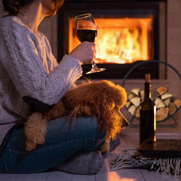 Поличка для дров Relaxdays круглої форми