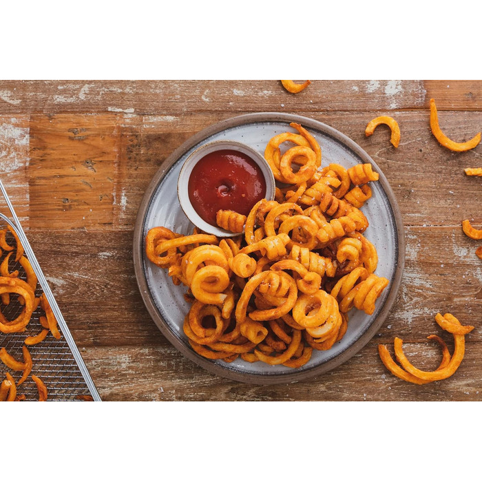 Мультифурна Russell Hobbs Airfryer Express 20л (5-в-1: фритюрниця, міні-піч, гриль, тостер, підігрів) з фритюрним кошиком, дека та решіткою для грилю