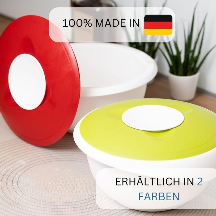 Набір для випічки Westmark Back-Set 4 шт. (Миска, Quirltopf, мірна склянка, скребок/деформувач), пластик, білий/червоний/прозорий