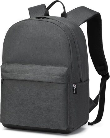 Шкільний рюкзак Kono, Повсякденний рюкзак, Шкільні ранці для дівчаток, хлопчиків, Сумка для книг, Легкий, Дорожній рюкзак, Робоча сумка для чоловіків і жінок, L (Gunkel Grey)