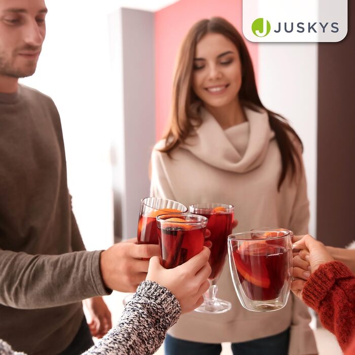 Електричний диспенсер для глінтвейну Juskys Teramo 1500W з краном, термостатом та захистом від перегріву, 30-110°C, нержавіюча сталь, 10 літрів