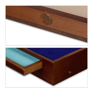 Столик-пазл Relaxdays з 6 висувними ящиками