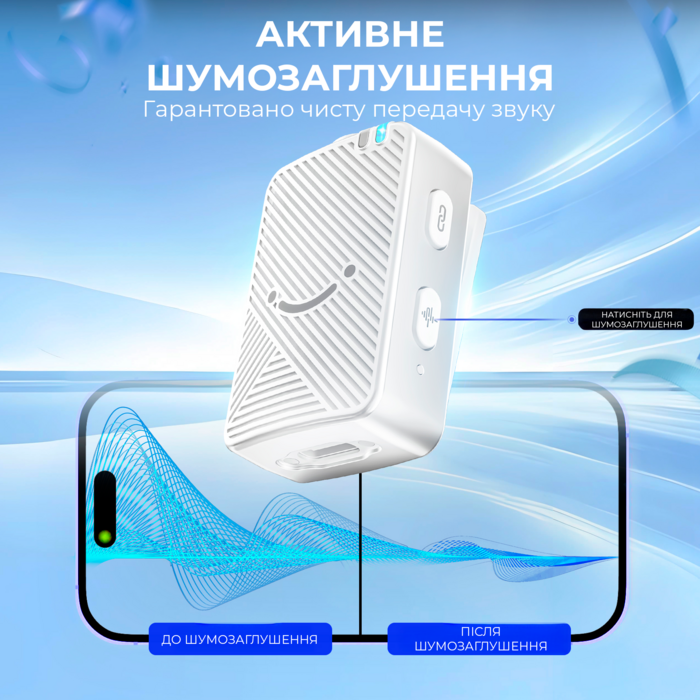 Безпровідний петличний мікрофон Fifine M9W