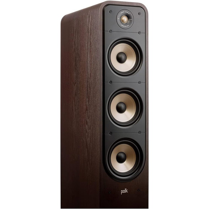 Центральний динамік Polk Audio Signature Elite ES35, висока роздільна здатність, Dolby Atmos, DTSX, горіх (шматок)