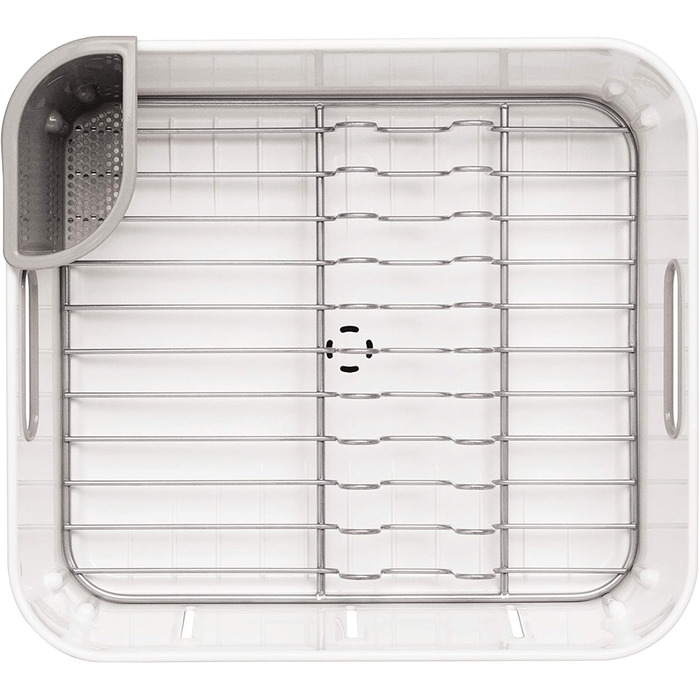 Сушарка для посуду Simplehuman KT1104 компактна, біла, пластик, гарантія 5 років