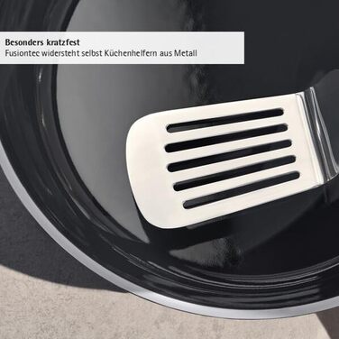 Набір каструль WMF Fusiontec 4 предмети, індукція, нержавіюча сталь, чорний (16/20/24 см) - Німеччина