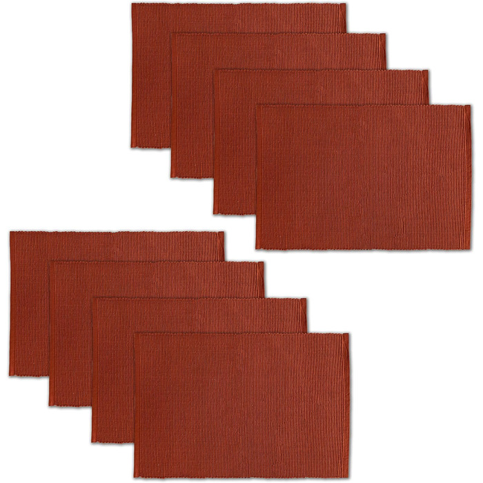 Тканинні серветки на стіл AVKA Studio, 8 шт., 33 x 48 см, 100% бавовна, для щоденного використання, осінь, товста конструкція, миючі, багаторазові