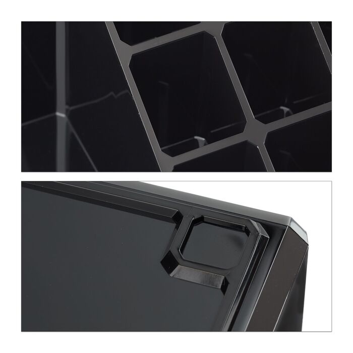 Органайзер для макіяжу Relaxdays з акрилу на 21 відділення