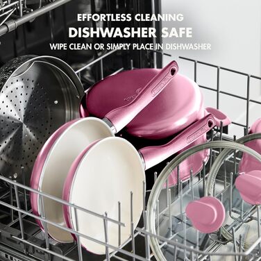 Набір GreenPan Rio: сковорода 20.3 см + лопатка, антипригарне покриття Ceramic, не містить PFAS, безпечне для здоров'я, сумісна з плитою та духовкою, блакитний колір