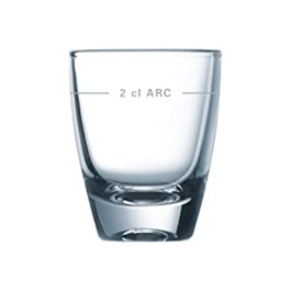 Чарка для джина Arcoroc ARC G8340, чарка, стампер, 35 мл, з об'ємом наповнення 2 мл, скляна, прозора, 24 шт.