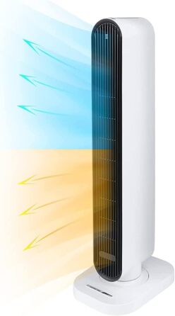 Електричний конвектор-нагрівач з пультом керування, 1500W, 4 режими, захист від перегріву, для кімнати до 25м²