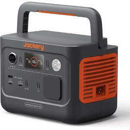 Jackery Explorer 240 v2: Сонячний генератор 256Wh LiFePO4 з 300W AC та 100W USB-C виходом для кемпінгу, подорожей та надзвичайних ситуацій (відновлений)