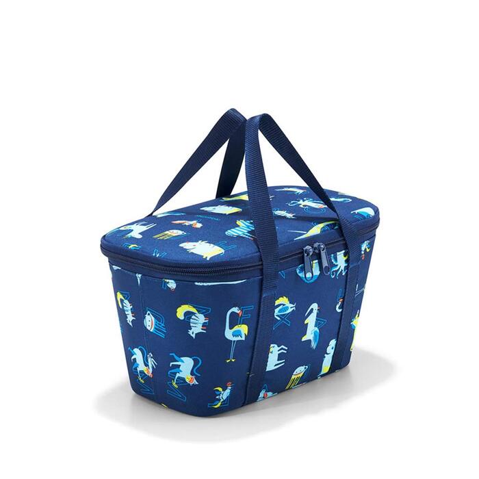 Термосумка Reisenthel Coolerbag ABC Friends Blue 28 см - якісна сумка-холодильник для пікніка та покупок