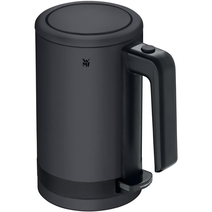 Електричний чайник-термос WMF Küchenminis 0.8л, нержавіюча сталь, чорний Deep Black