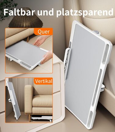 Зручний столик-підставка для ноутбука з регулюванням висоти, лапдеск для ліжка, дивана, софи. Сумісний з ноутбуками до 17 дюймів.