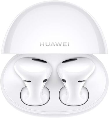 Навушники HUAWEI FreeBuds 5, висока роздільна здатність, відкритий дизайн, акумулятор 30 год, IPX4, керамічний білий