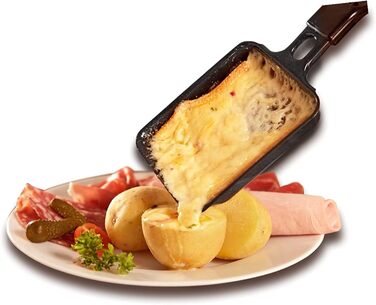 Ракулетка Melissa 16300026 з грилем для 8 осіб, 1200 Вт, регульована температура, чорний колір