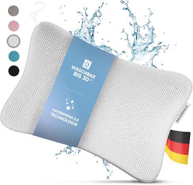 Преміум подушка для ванни XXL рожева | Додаткові подушки для шиї та плечей | Швидковисихаюча, пральна подушка для ванни з 4 великими присосками | Подушка для ванни рожева (маленька, біла)