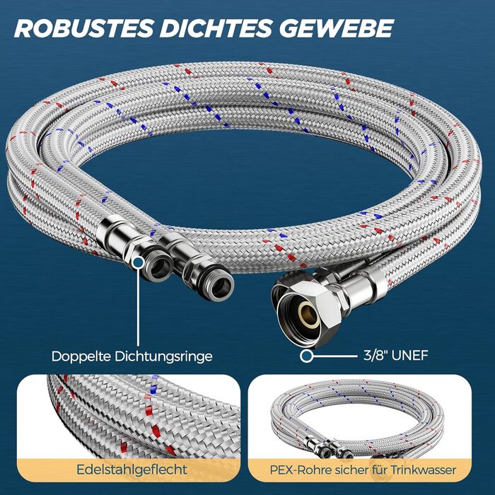 Змішувач для ванної кімнати FORIOUS з набором для зливу, чорний, висота виливу 190 мм, однорідний, для умивальника, нержавіюча сталь