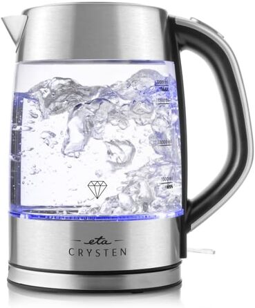 Електричний чайник ETA Crysten I 2: 1,7 л, підсвічування, індикатор рівня води, захист, прихований нагрівальний елемент