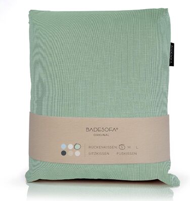 Подушка для ванни BADESOFA® | Преміум-якість | Швидковисихаюча | Зручна | Підходить для будь-якої ванни | Зелена | Маде ін EU | Можна прати