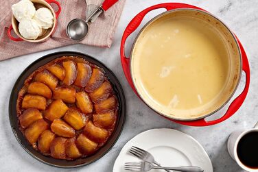 Форма для перевернутого пирога Tatin Le Creuset, чавун, 25 см, 2.6 л, для всіх типів плит, включаючи індукційну, 20129280602460 (Офенрот)