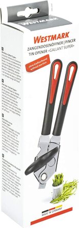 Відкривачка для банок Westmark Zangendosenöffner з відкривачем кришок та пляшок, 22 см, сталь/пластик, Gallant Super, чорний/червоний, 29412260