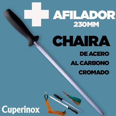 Набір для нарізки шинки CUPERINOX: професійний набір з 5 предметів (шинкарський тримач, ніж, точилка, кришка)