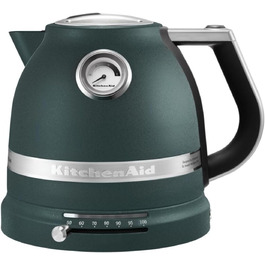 Електричний чайник KitchenAid з регулюванням температури 50-100°C, 1.5L, нержавіюча сталь (Empire), фільтр від накипу